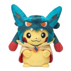 Pikachu Disguised Mega Lucario Plush